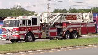 Toms River Fire Department Tower Ladder 2525 Responding 7-1-25