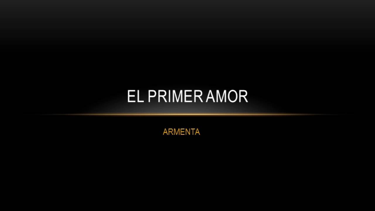 "El Primer Amor" ( Lyrics Vídeo) "ARMENTA" "DeltaCrew" "Amargo Estudio