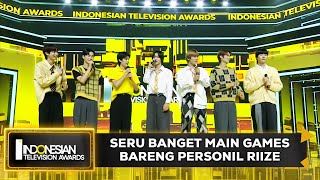 Penonton Langsung Heboh! Saat Main Games Bersama Riize | INDONESIAN TELEVISION AWARDS 2023