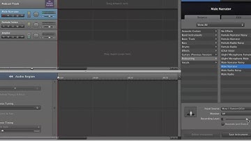 How to use GarageBand to record a Podcast