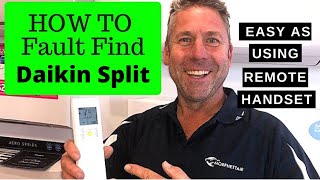 how to find fault on daikin wall split system air conditioner (green flashing light) 🤯🙌🏻