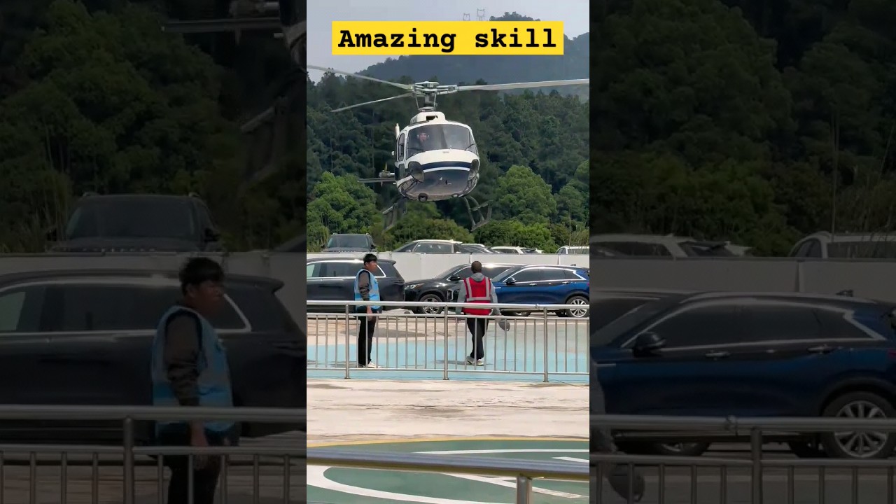 Amazing Helicopter Pilot Skill👌