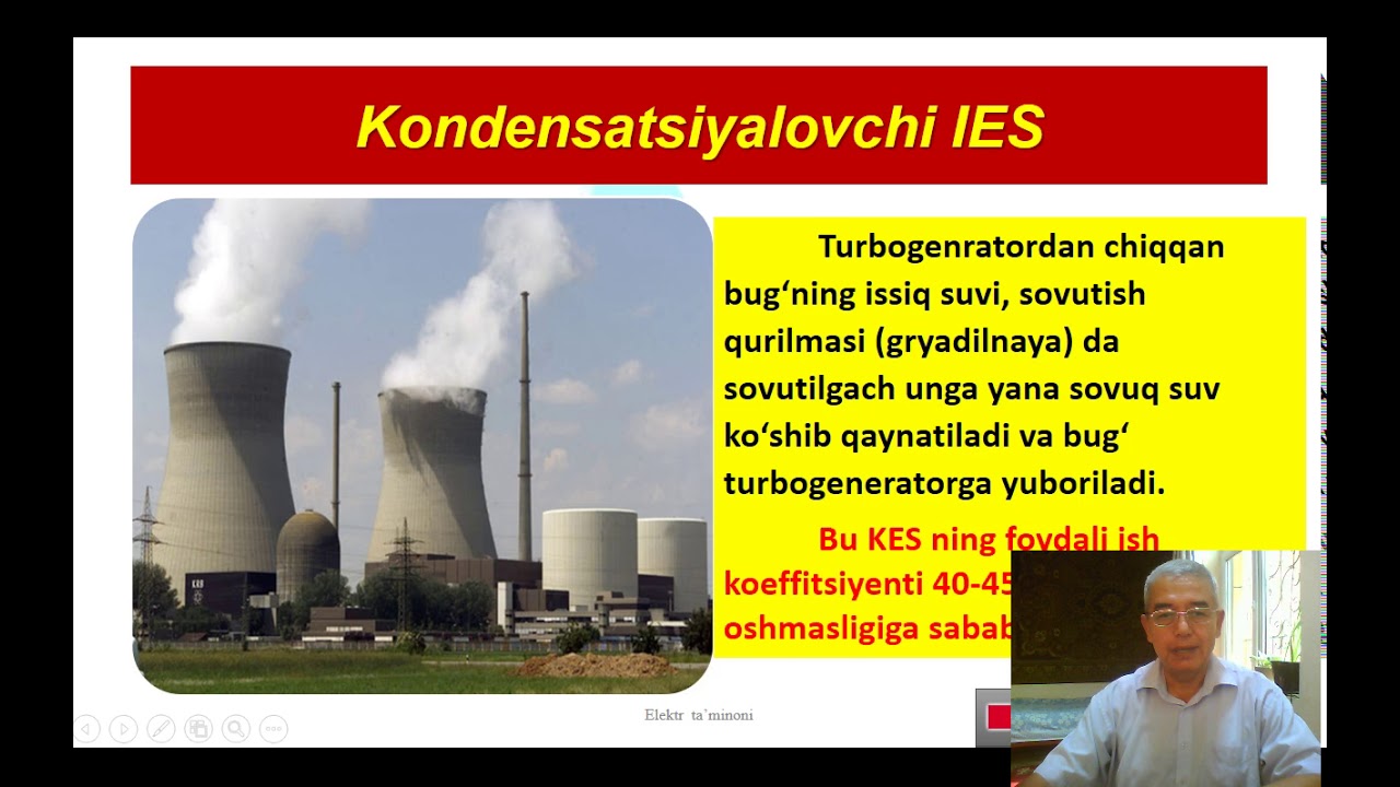 SXET 1 маъруза Elektr ta’minoti haqidagi umumiy ma’lymotlar