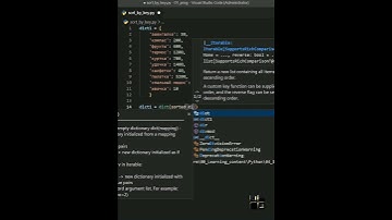 Сортировка словаря по ключам #python