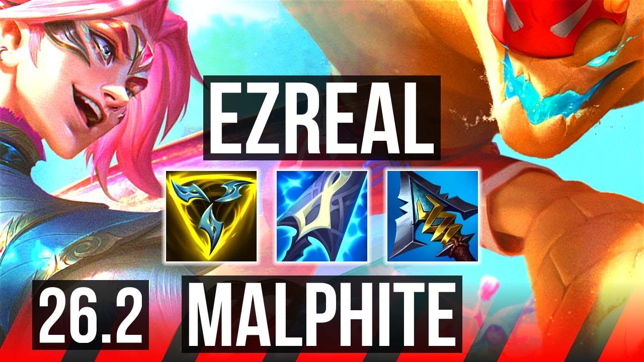 EZREAL vs MALPHITE (TOP) | EUW Master | 26.2