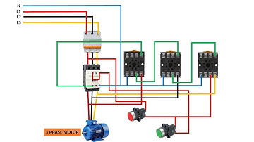 VMR Relay Connection with 3 Phase Motor Starter | 3 Phase Motor