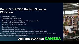 Scan & Sell Fast: Valor POS VP550PE Scanner Workflow Demo!