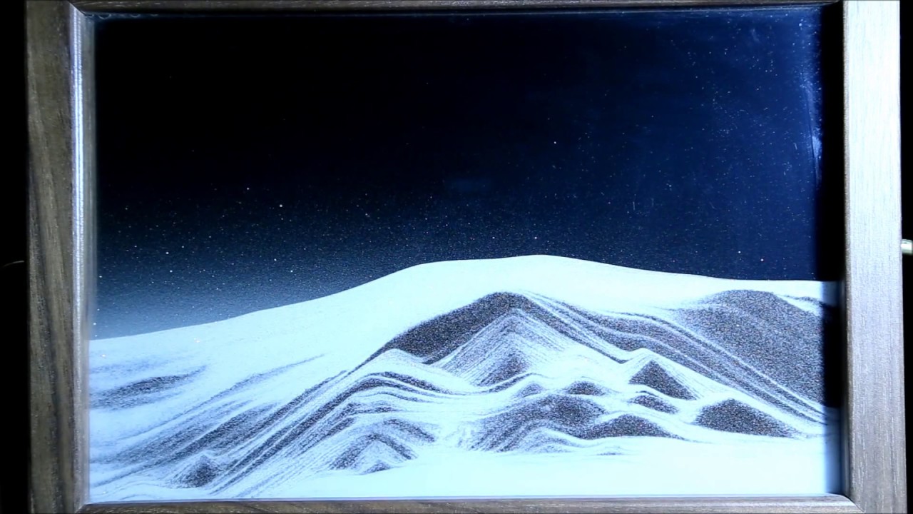 Moving Sand Art Picture Round/rectangular Glass 3d Deep Sea - Temu