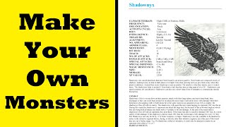 Making Your Own D&D Monsters!