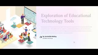 05 Exploration of Educational Technology Tools part 1