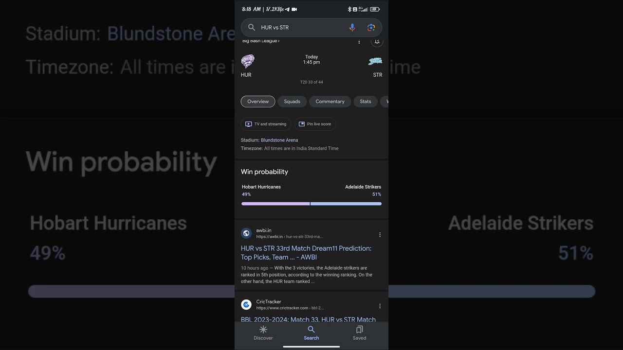 hur vs str T20 cricket match 🏏🏏🏏💪💪
