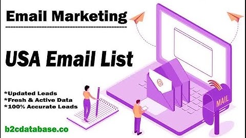 USA Email Address List | Verified USA Email Database | Active USA Email List & Mailing Leads
