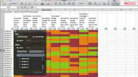 Exporting from Powerschool and Using Excel to analyze