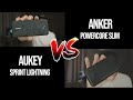 The Best SLIM Portable Charger - Anker PowerCore Silm III Vs Aukey Sprint Lightning