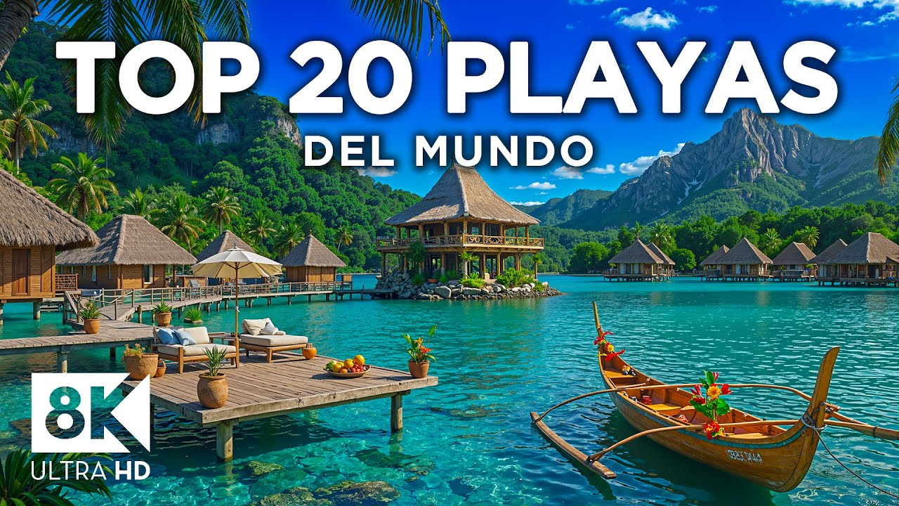 ТОП 20 ПЛАЙАС-МАС-ЭРМОСАС-ДЕЛЬ-МУНДО | Откройте для себя Лас-Мехорес в 8K