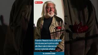Play video: Fabrizio Plessi è morto, introdusse alla Biennale la televisione come materiale artistico