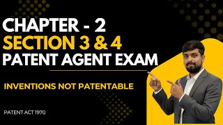 Section 3 of Patent Act | Inventions not patentable