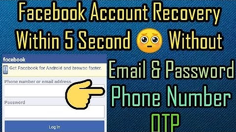 how to reset Facebook password without email and phone number | recover Facebook Account 2021