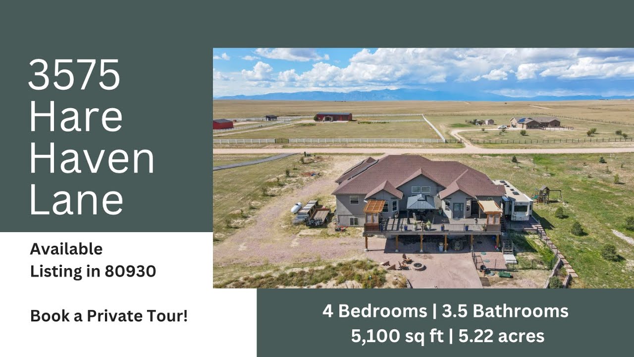 3575 Hare Haven Lane, Colorado Springs CO 80930 - YouTube