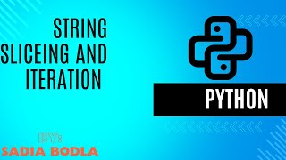 string slice and iteration