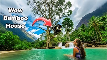 How To Build House On The Tree 12m And Swimming Pool [ Full Video]