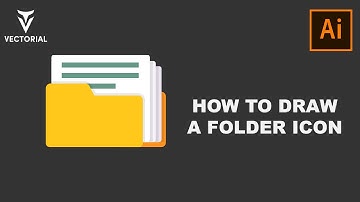 How to Draw a Folder icon in Adobe Illustrator