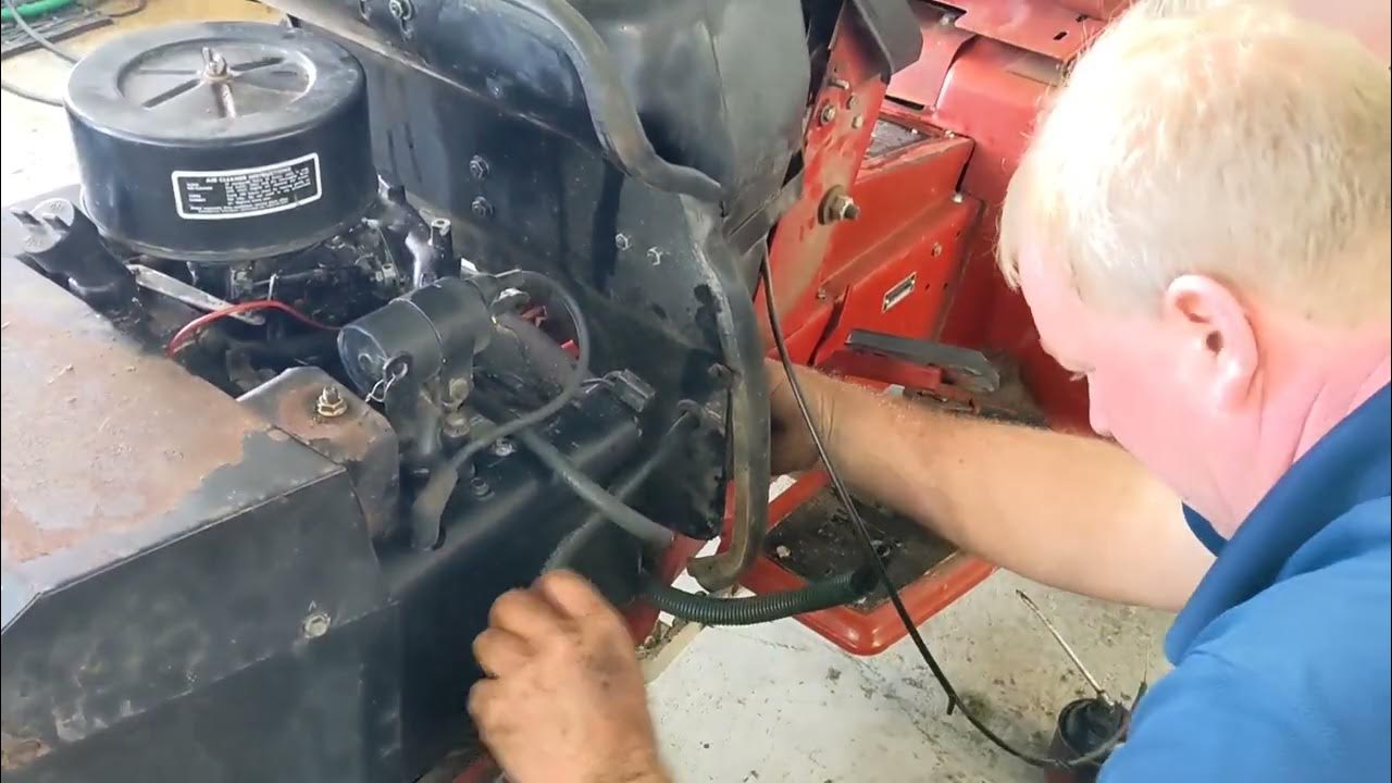 Cub Cadet 782 Motor Install - YouTube