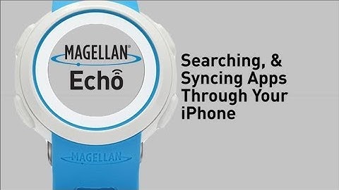 Magellan Echo - Searching & Syncing Apps Through Your iPhone or iPod