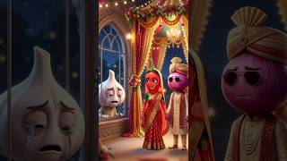 Lahsun ka Toota Dil! 💔 Mirchi ne diya Dhoka 😭 #3DAnimation#trending #shorts