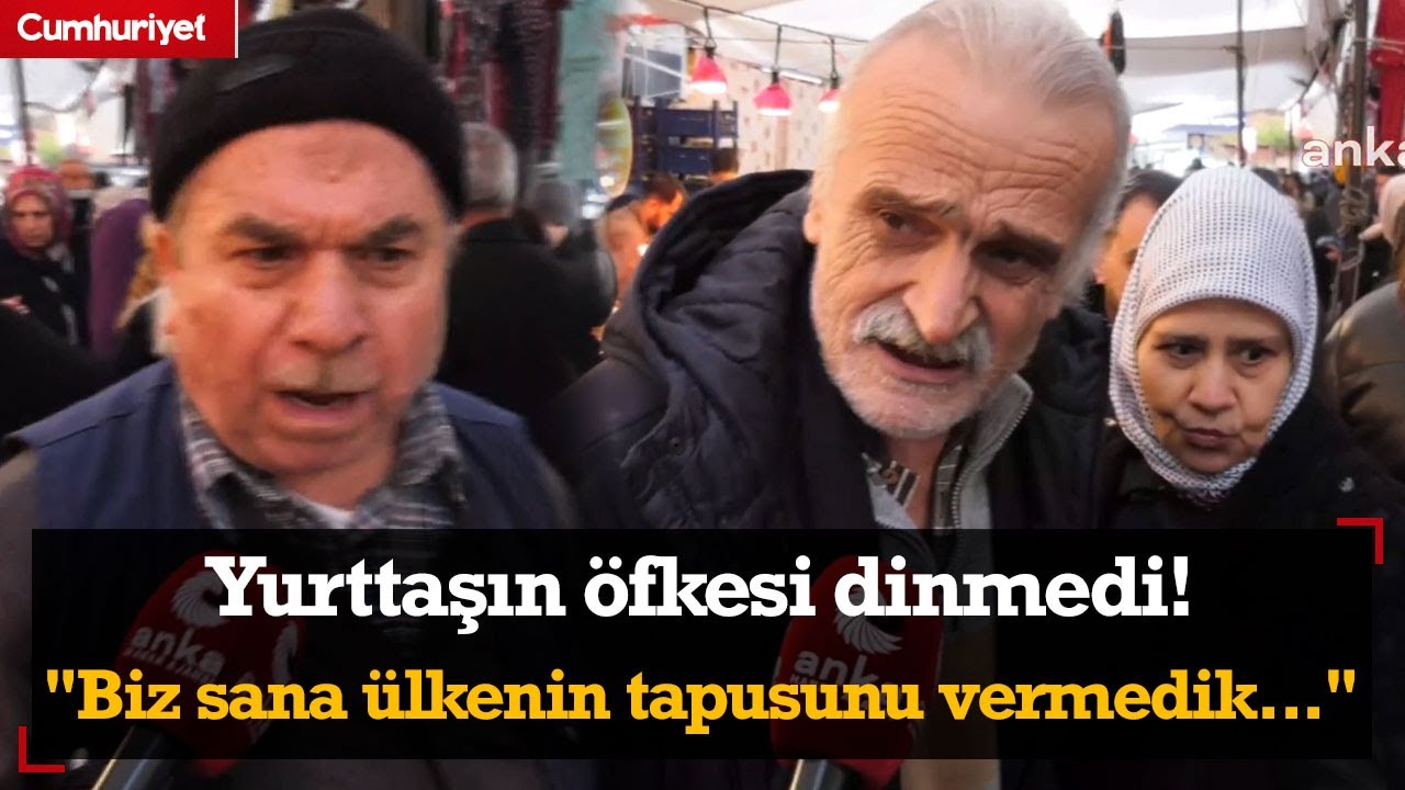 Yurttaşın öfkesi dinmedi! 