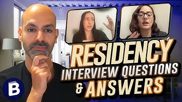 Residency Interview Questions and Answers