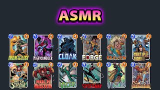 ASMR - Pool 2 Movement Deck: Marvel Snap Gameplay (Lofi, Mouth Sounds, Hand Sounds & Whispering)