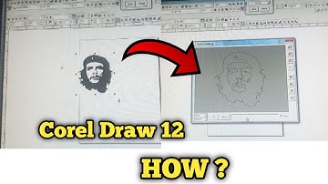 Corel Draw 12 | How to remove background on corel draw picture