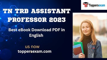 TN TRB ASSISTANT PROFESSOR EXAM Best eBook Download PDF in English 2023