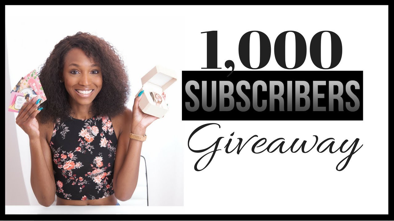 1,000 Subscribers Giveaway | Patrice Nailed It! **closed**