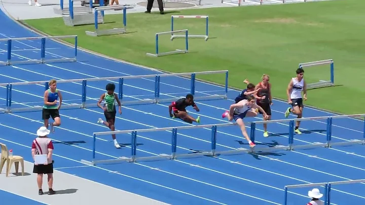 100m Hurdles U16 Men, Joanna Stone Shield, QSAC 22/11/2025
