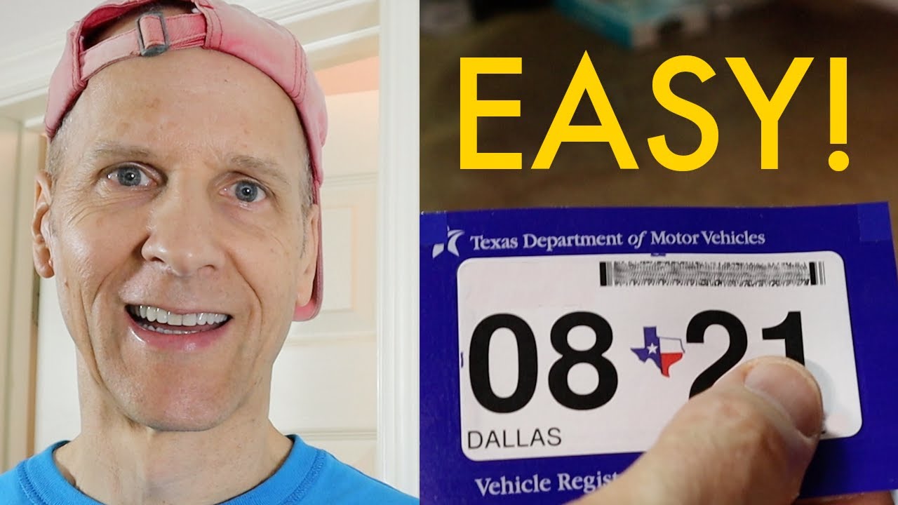 How to Apply and Remove a Vehicle Registration Sticker