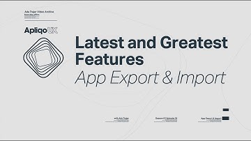Apliqo UX for IBM Planning Analytics / TM1 - App Export & Import