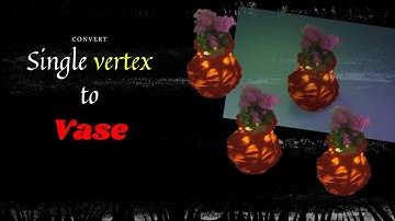 Convert a single vertex to a beautiful simple vase in Blender | #3d #design #animation #beginning