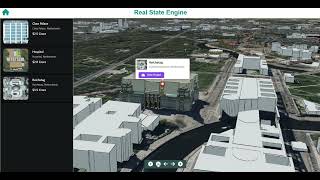 Real State Engine Using Cesium JS