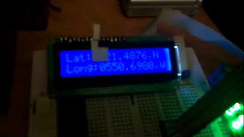 GPS and Pic Microcontroller RS232