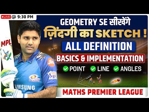 Top 20 Tips to Crack CGL in 2023 ! Geometry - Point, Line & Angle with All PYQ's By Abhinay Sharma