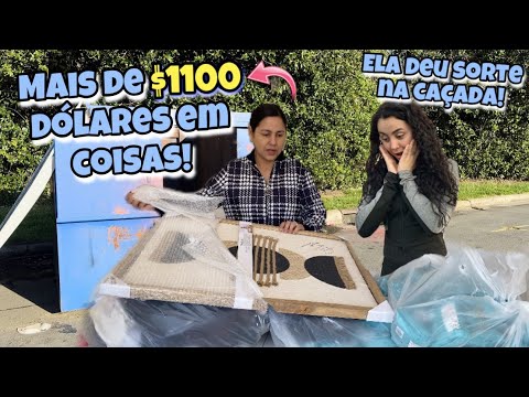 Encontramos mais de $1100 dólares em coisas no lixo dos Estados Unidos!😱🇺🇸