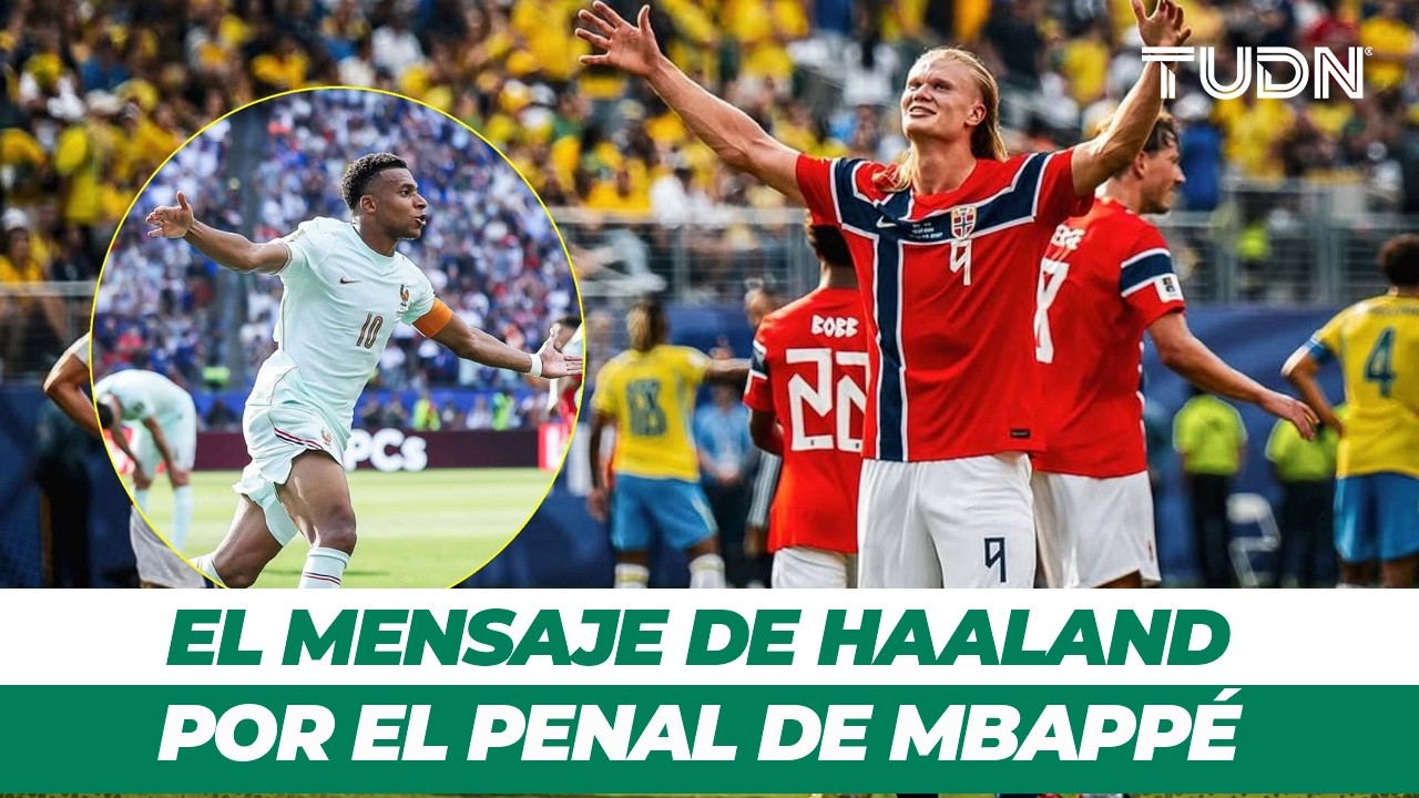 El inesperado mensaje de Haaland tras el penal fallado de Mbappé | TUDN