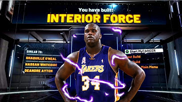 Best INTERIOR FORCE Build on NBA 2K20! BEST BIGMAN MOST OVERPOWERED CENTER Build in NBA 2K20!