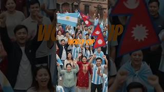 Nepal Argentina fans #ai #history #worldcup #argentina #nepal #fans #messi