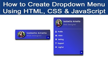 Responsive Dropdown Navigation Menu using HTML CSS and JavaScript | Dropdown Menu Html CSS