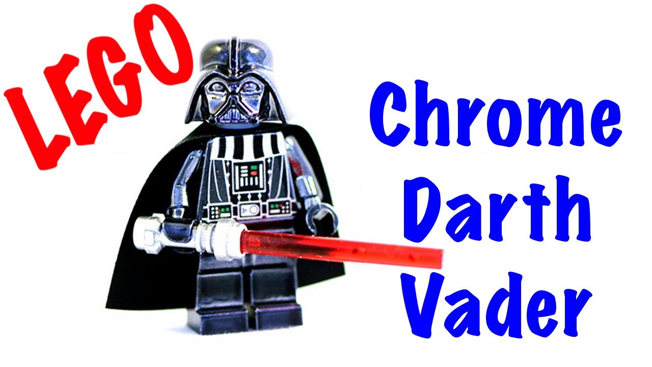 chrome lego darth vader