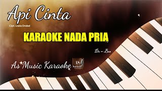 API CINTA - LOELA DRAKEL  || KARAOKE NADA PRIA