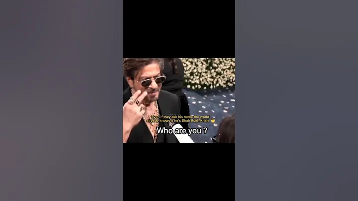 Did they recognise Shahrukh Khan in the Met Gala 2025? 😲